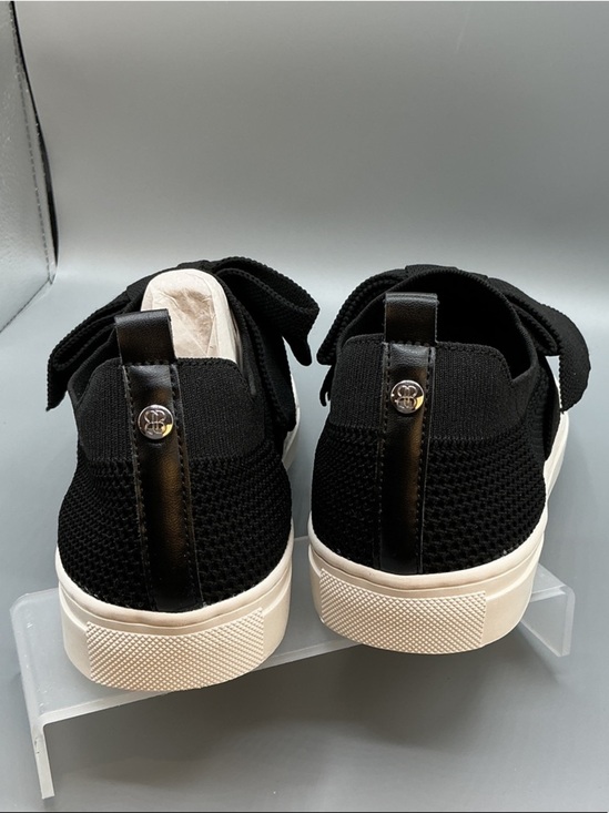 Bandolino Bryce Black Knit Slip-On Sneakers with Bow, NEW, size 12 main image 6